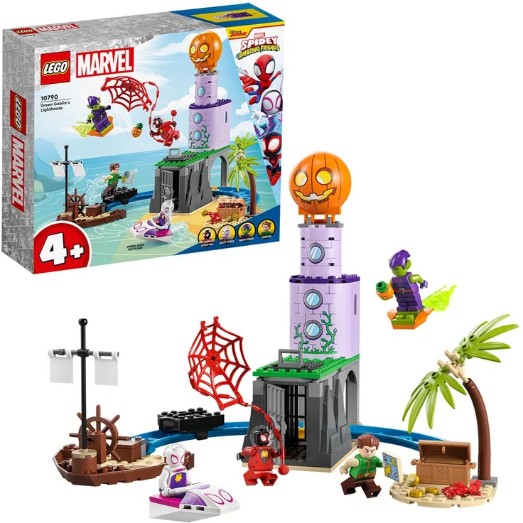 LEGO Spider-Man 10790 'Spideys Team an Green Goblins Leuchtturm', 149 Teile, ab 4 Jahren – Bild 1