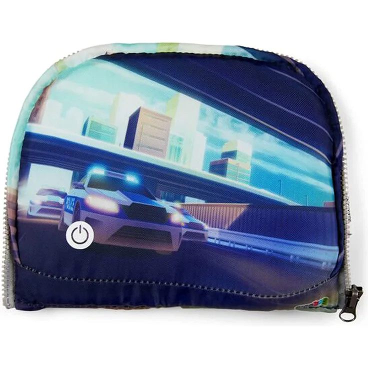 Ergobag 'LED Zippies Polizei', mit 19 farbig leuchtenden LEDs, blau