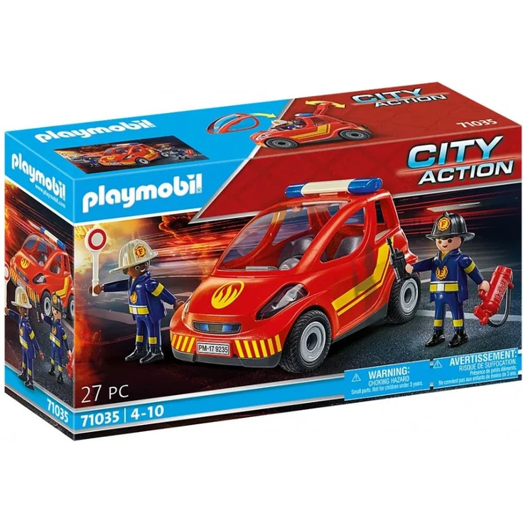 Playmobil City Action 71035 'Feuerwehr Kleinwagen', 27 Teile, ab 4 Jahren – Bild 4