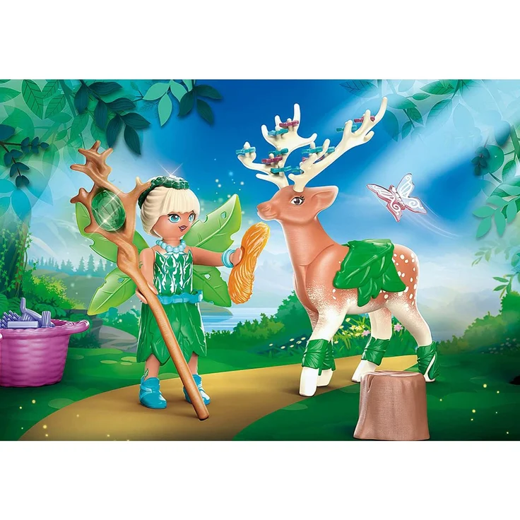 PLAYMOBIL Ayuma 70806 'Forest Fairy mit Seelentier', 39 Teile, ab 7 Jahren - Preisvergleich – Bild 3