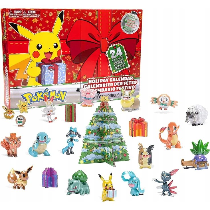 Boti 'Pokemon Adventskalender Holiday 2021', 24 Überraschungen, ab 3 Jahren – Bild 1