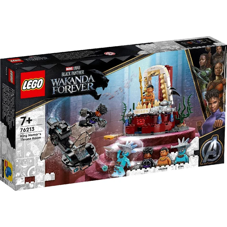 LEGO Marvel 76213 'König Namors Thronsaal', 355 Teile, ab 7 Jahren – Bild 4