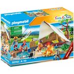 Playmobil Family Fun 70743 'Familie beim Campingausflug', 70 Teile, ab 4 Jahren