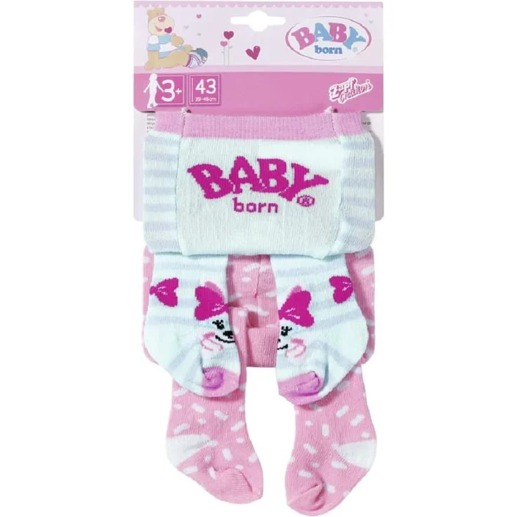 BABY born 'Strumpfhose 2er-Pack 43 cm', ab 3 Jahren, 1x Pack, zufällige Auswahl – Bild 2