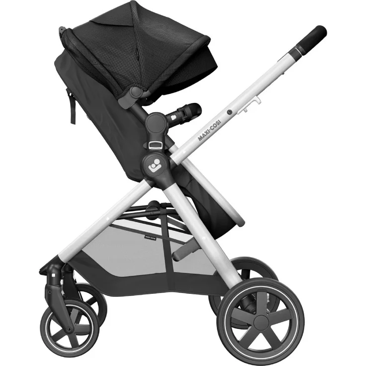 Maxi-Cosi 'Zelia 2' Kombikinderwagen 2 in 1 Essential Black inkl. integrierter Babywanne – Bild 5