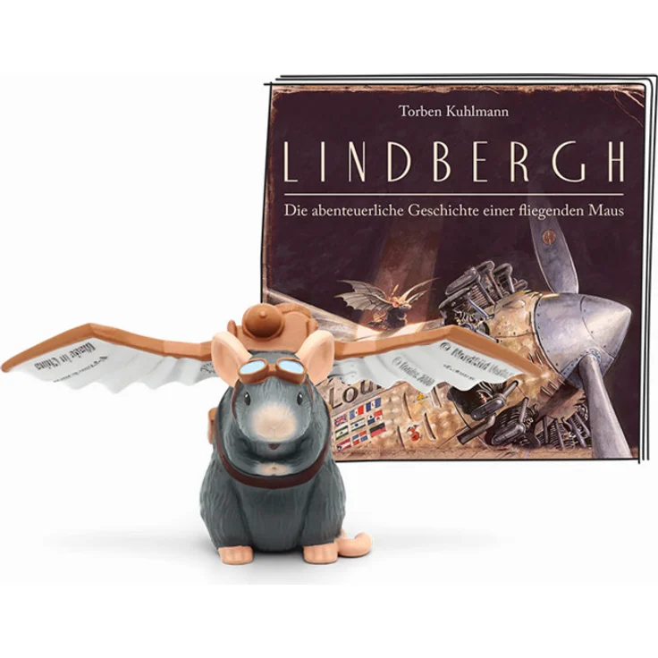 Tonies Lindbergh 'Die abenteuerliche Geschichte einer fliegenden Maus' Hörfigur mit ca. 43 Minuten Spielzeit, ab 5 Jahren – Bild 1