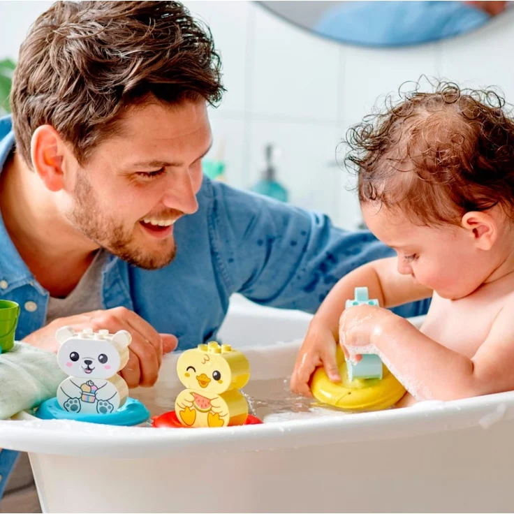 LEGO DUPLO 10965 'Badewannenspaß: Schwimmender Tierzug', 14 Teile, ab 1,5 Jahren - Preisvergleich – Bild 6