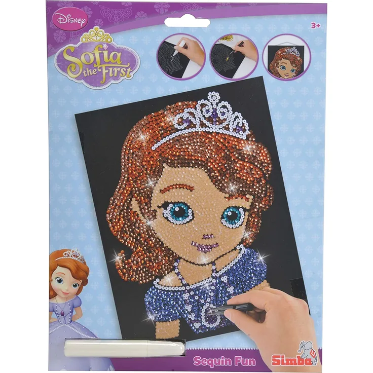 Simba 109442979 - Disney Sequin Fun Sofia