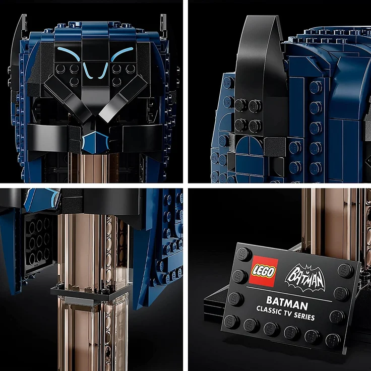 LEGO DC Super Heroes 76238 'Batman Maske aus dem TV-Klassiker', 372 Teile, ab 18 Jahren – Bild 8