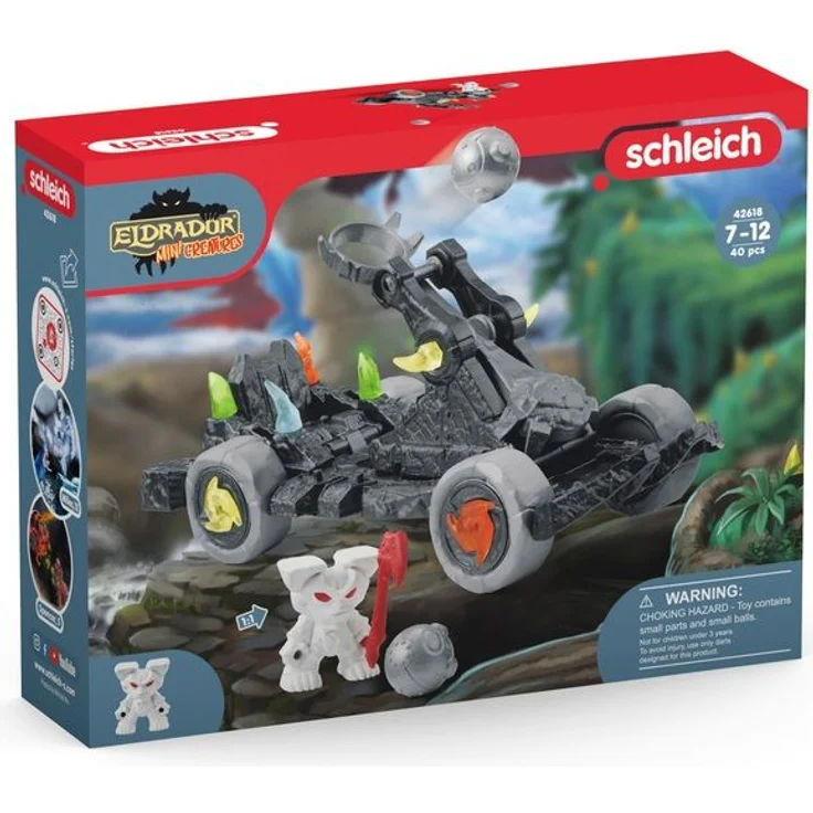 Schleich Eldorador 42618 'Katapult mit Mini Creature', ab 7 Jahren, 40 Teile – Bild 1