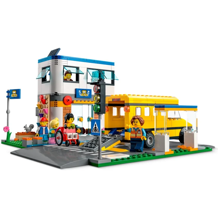 LEGO City 'Schule mit Schulbus', 433 Teile, ab 6 Jahren – Bild 4