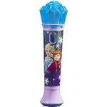 ekids FR-070 Lizenziertes Disney Frozen Karaoke Mikrofon mit Audio Eingang für Kinder ab 3 Jahren