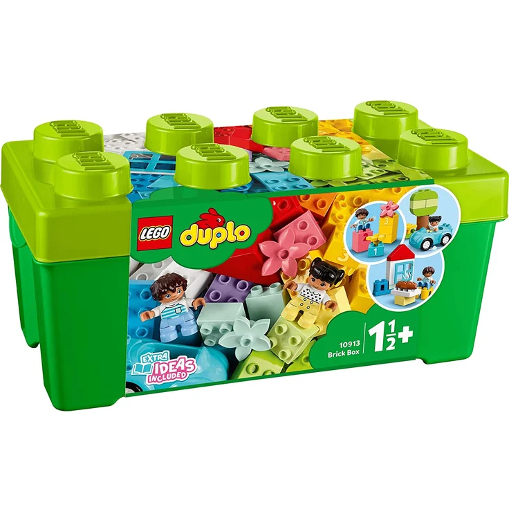 LEGO DUPLO 10913 'Steinebox', 65 Teile, ab 18 Monaten, Bauset mit Aufbewahrungsbox, Lernspielzeug für Kleinkinder – Bild 2