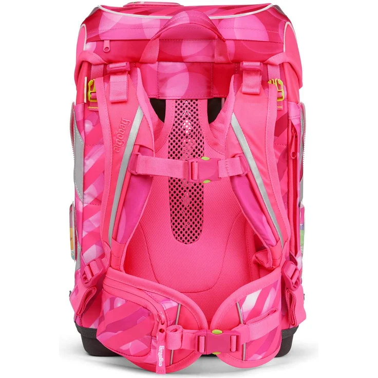 Ergobag Cubo 'KuntBärbuntes Einhorn' Schulranzen-Set, 19 Liter, 5-teiliges Set, pink – Bild 3