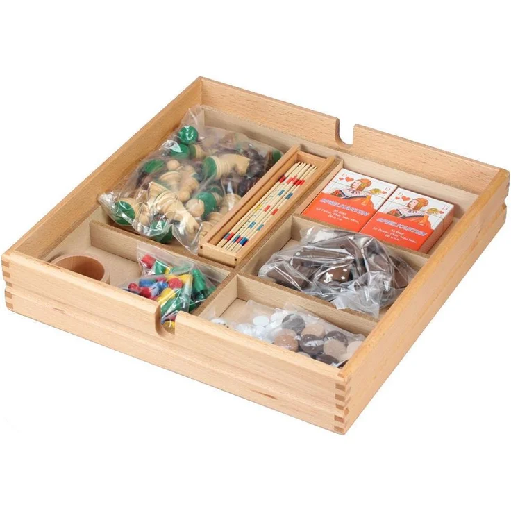 Philos 'Holz-Spielesammlung 100, Premium Edition', ab 6 Jahren, 1+ Spieler, 10+ min Spielzeit, 100 Spielmöglichkeiten – Bild 3
