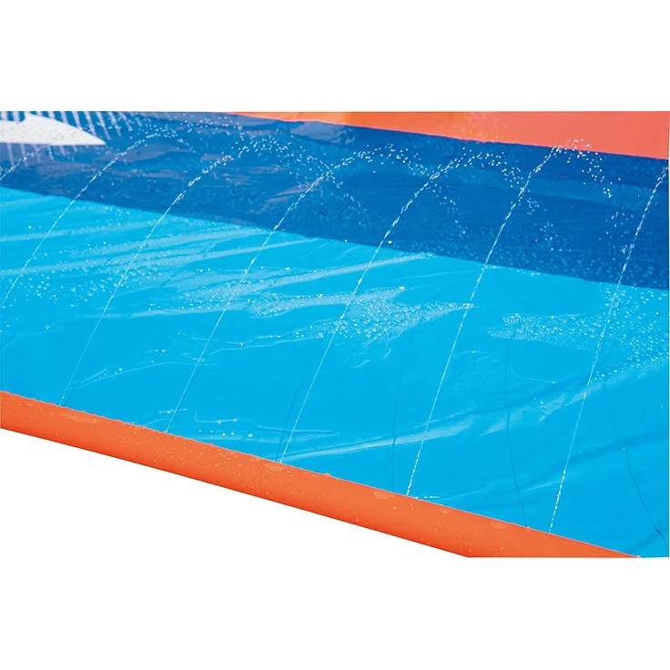 Bestway H2OGO! 'Triple' 3er-Wasserrutsche, 488 x 207 cm, integrierter Wassersprinkler, einfacher Anschluss an Gartenschlauch – Bild 5