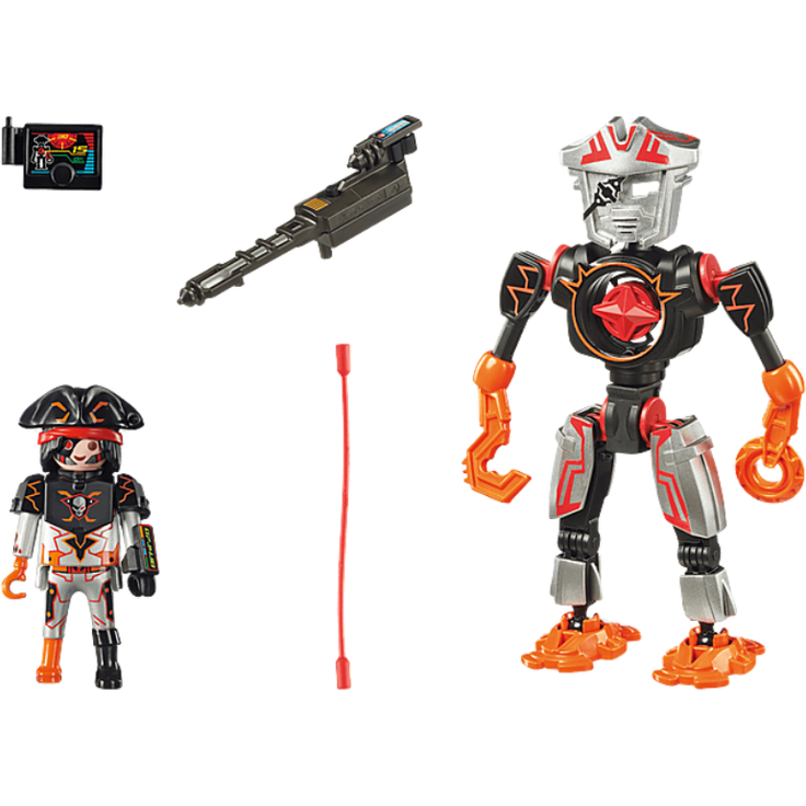 Playmobil Galaxy Police 70024 'Pirates-Roboter', 21 Teile, ab 5 Jahren, mit Lichteffekt – Bild 2