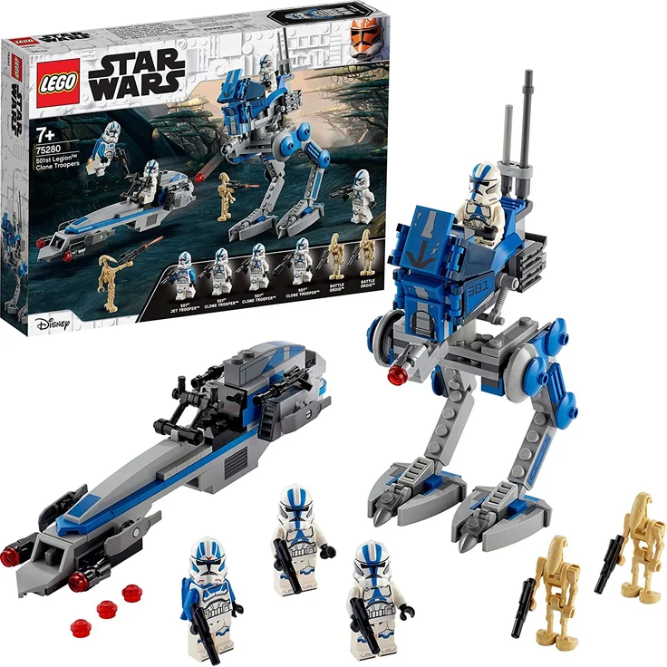 LEGO Star Wars 75280 'Clone Troopers der 501. Legion', 285 Teile, ab 7 Jahren – Bild 1