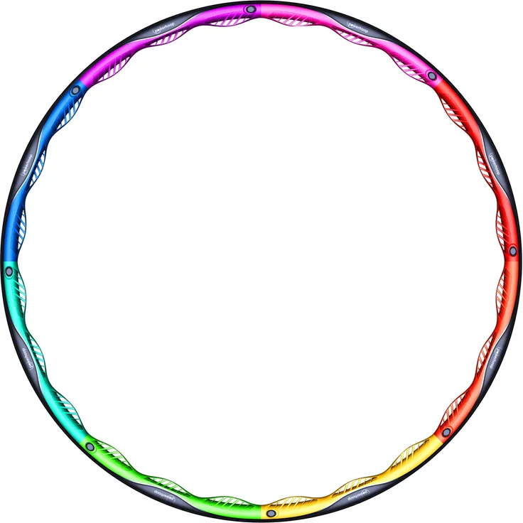 Powerhoop Deluxe Hula Hoop Reifen verstellbar, Gymnastikreifen, 100 cm - Preisvergleich