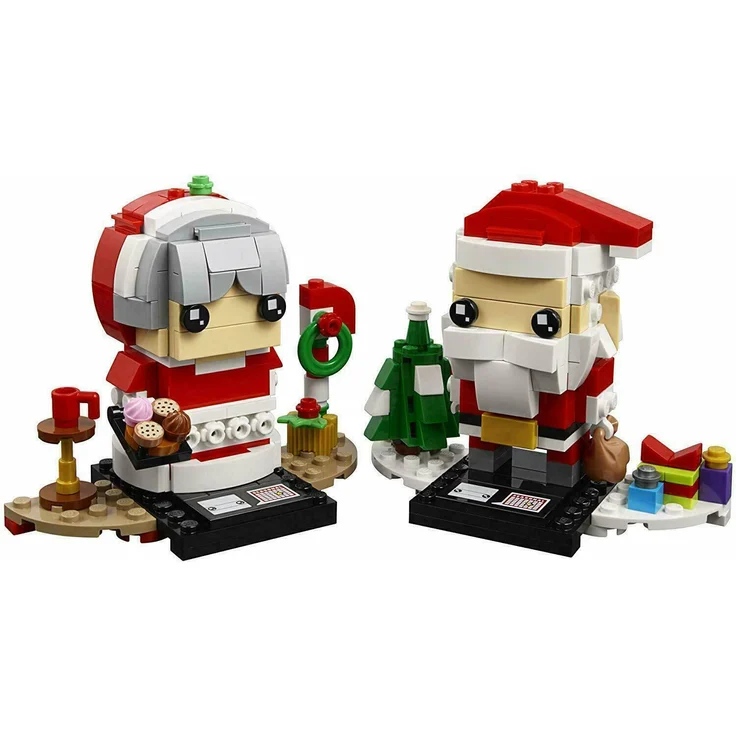 LEGO BrickHeadz 40274 'Herr und Frau Weihnachtsmann', 341 Teile, ab 10 Jahren – Bild 2