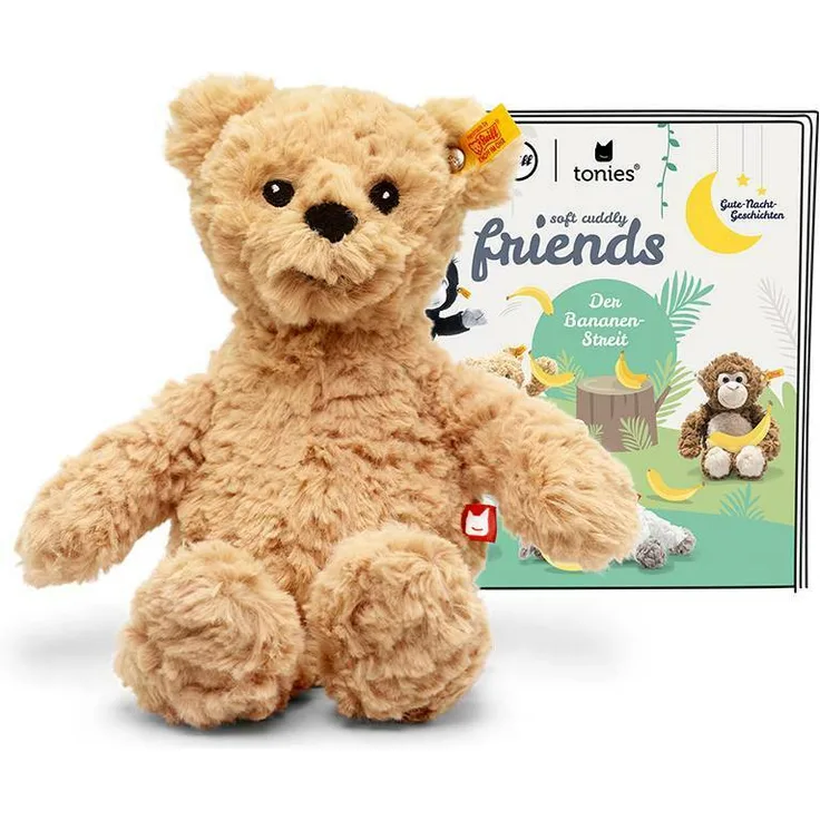 Tonies Steiff Soft Cuddly Friends 'Jimmy Bär', Hörfigur mit ca. 70 Minuten Spielzeit, ab 3 Jahren