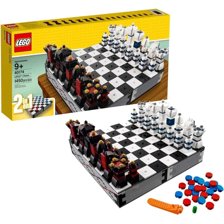 LEGO Iconic 40174 'Schachspiel', 1450 Teile, ab 9 Jahren – Bild 1