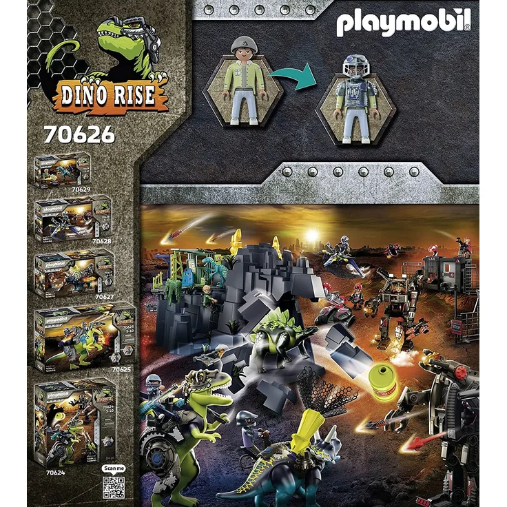Playmobil Dino Rise 70626 'Saichania: Abwehr des Kampfläufers', 73 Teile, ab 5 Jahren – Bild 3