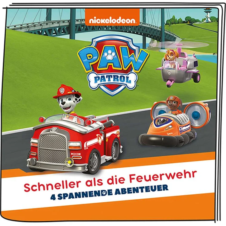 Tonies Paw Patrol 'Schneller als die Feuerwehr', Hörfigur mit ca. 59 Minuten Spielzeit, ab 3 Jahren – Bild 3