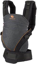 Manduca 'XT Cotton' Babytrage 2020, 3 Tragepositionen, in Denimblack