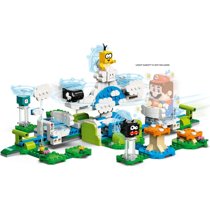 LEGO Super Mario 71389 'Lakitus Wolkenwelt - Erweiterungsset', 484 Teile, ab 7 Jahren – Bild 5