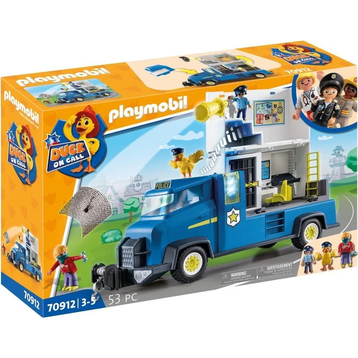 Playmobil DUCK ON CALL 70912 'Polizei Truck', 53 Teile, ab 3 Jahren – Bild 1