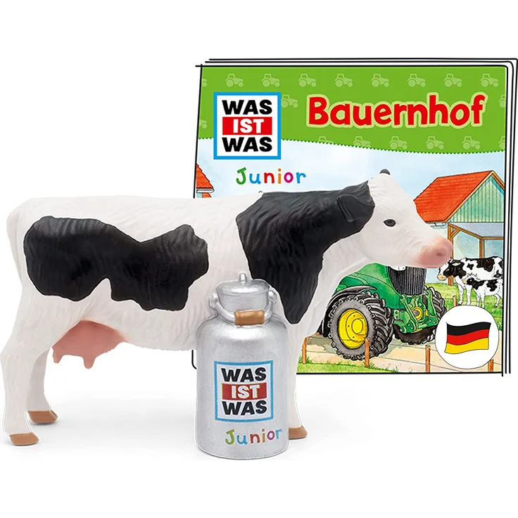Tonies WAS IST WAS Junior 'Bauernhof', Hörfigur mit ca. 43 Minuten Spielzeit, ab 4 Jahren – Bild 1