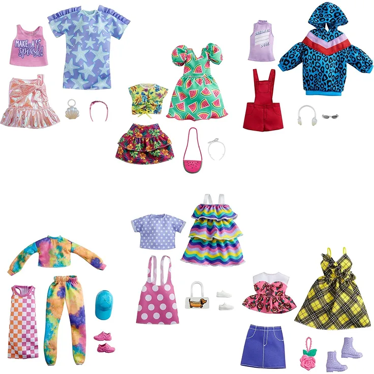 Barbie Fashions 2er-Pack Sort Barbie Fashions 2er-Pack Sortiment im Thekendisplay