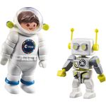 PLAYMOBIL Space 70991 'DuoPack ESA Astronaut und ROBert', 11 Teile, ab 4 Jahren