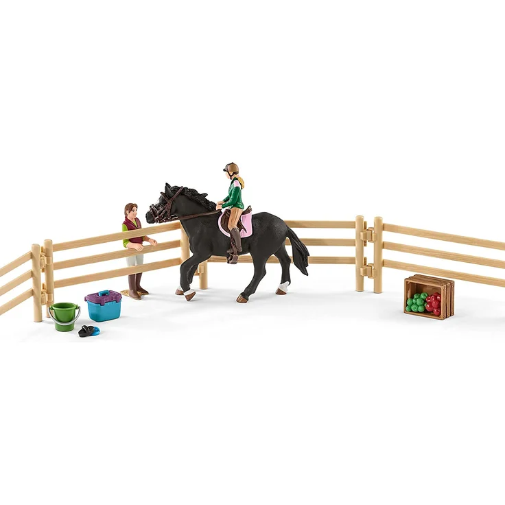 Schleich Horse Club 42389 'Reitschule mit Reiterinnen und Pferden', ab 5 Jahren, 40 Teile – Bild 5