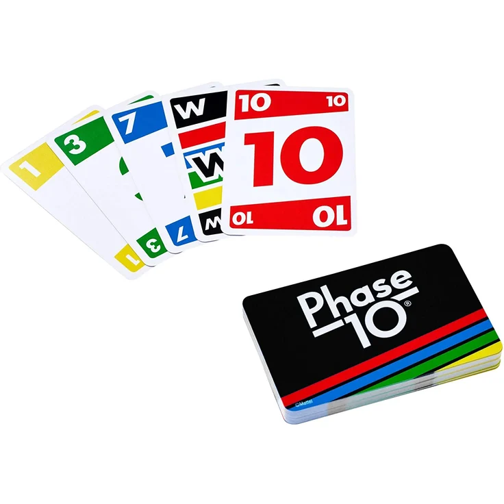Mattel 'Phase 10' Kartenspiel, ab 7 Jahren, 2-6 Spieler – Bild 2