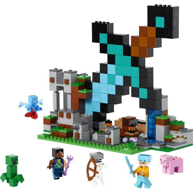 LEGO Minecraft 21244 'Der Schwert-Außenposten', 427 Teile, ab 8 Jahren – Bild 2