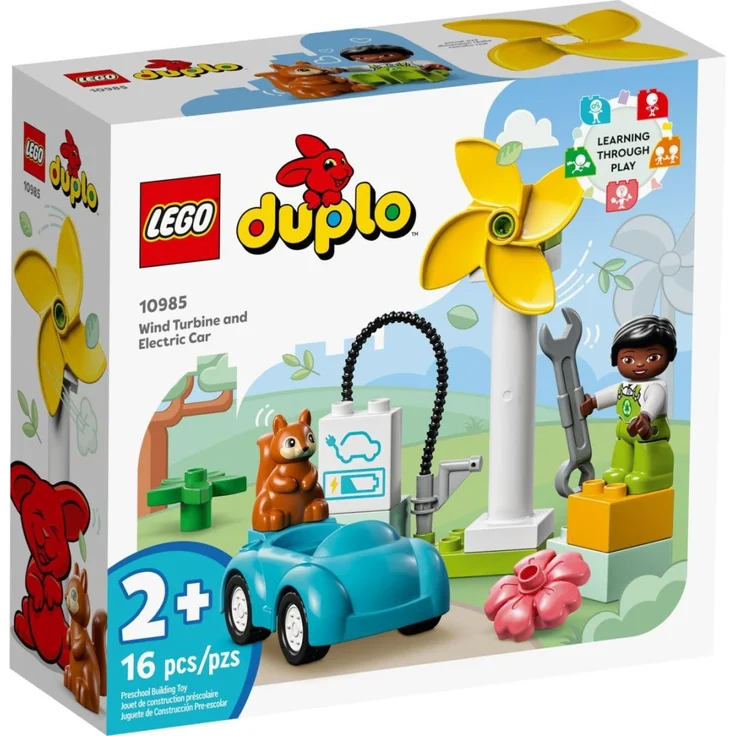 LEGO DUPLO 10985 'Windrad und Elektroauto', 16 Teile, ab 2 Jahren – Bild 3