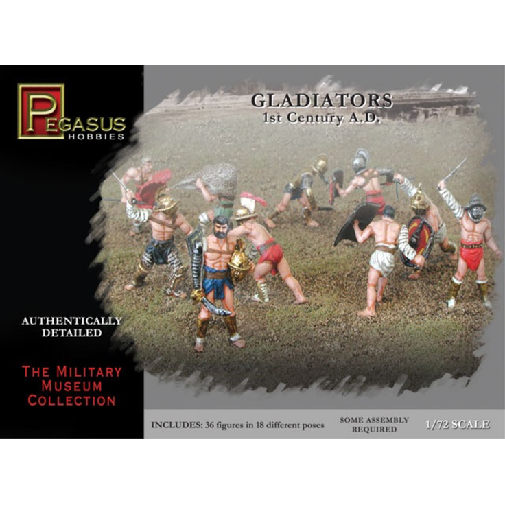 Pegasus PG7100 - 1/72 Gladiatoren Figuren