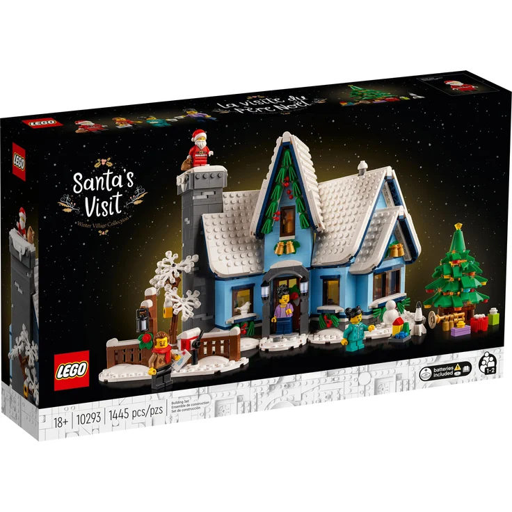LEGO Icons 10293 'Besuch des Weihnachtsmanns', 1445 Teile, ab 18 Jahren – Bild 3