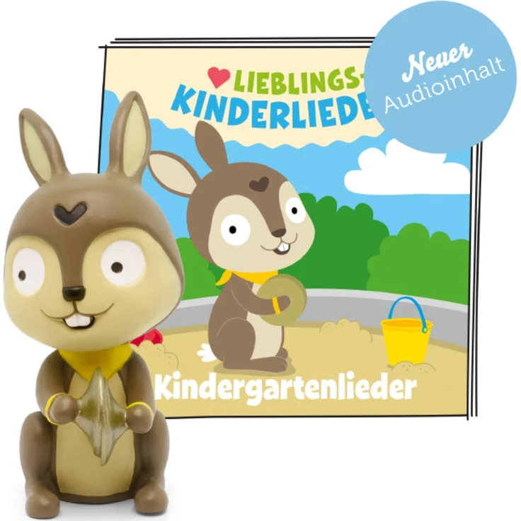 Tonies Lieblings-Kinderlieder 'Kindergartenlieder', Hörfigur mit 50 Minuten Spielzeit, ab 3 Jahren – Bild 1