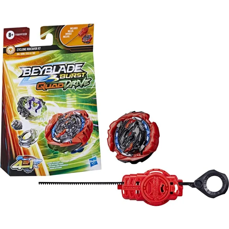 Beyblade Quad Drive Starter Pack Cyclone Roktavor Wurfkreisel 8 Jahr(e)