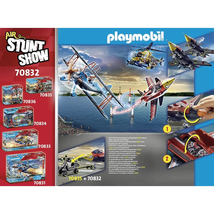 Playmobil Stuntshow 70832 'Düsenjet Eagle', 45 Teile, ab 5 Jahren – Bild 5