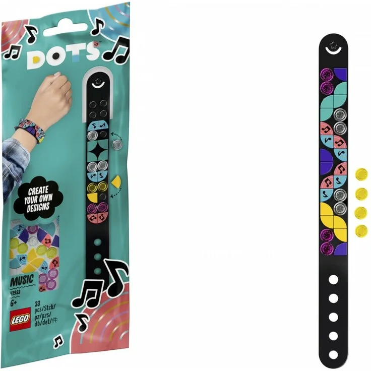 LEGO DOTS 41933 'Musik Armband', 33 Teile, ab 6 Jahren