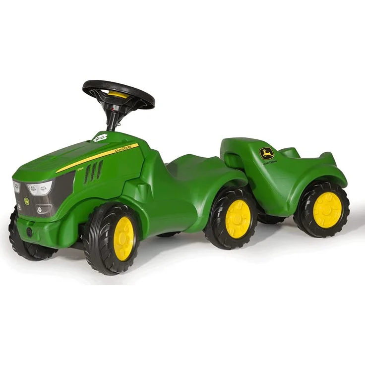 Rolly Toys Babyrutscher Minitrac John Deere 6150R + Anhänger rollyMinitrac – Bild 1