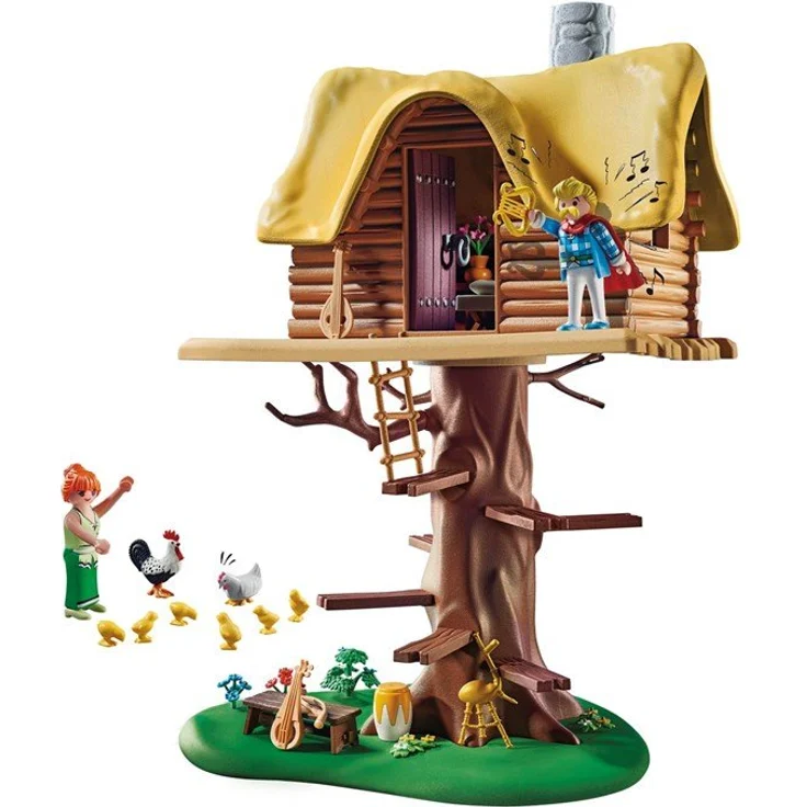 Playmobil Asterix 71016 'Troubadix mit Baumhaus', 96 Teile, ab 5 Jahren – Bild 2