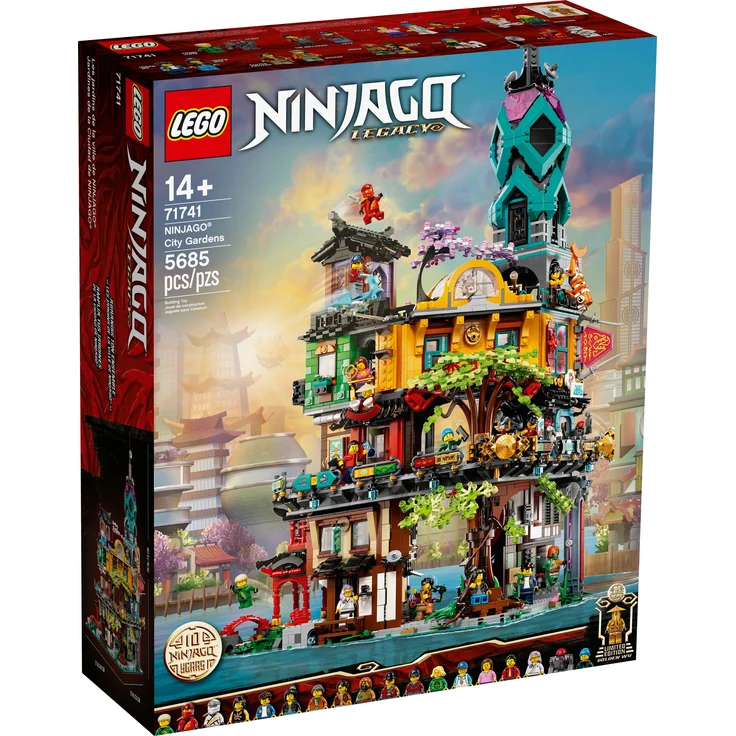 LEGO NINJAGO 71741 'Die Gärten von NINJAGO City', 5685 Teile, ab 14 Jahren – Bild 3