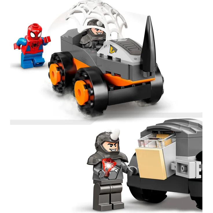 LEGO Spider-Man 10782 'Hulks und Rhinos Monster Truck-Duell', 110 Teile, ab 4 Jahren – Bild 4