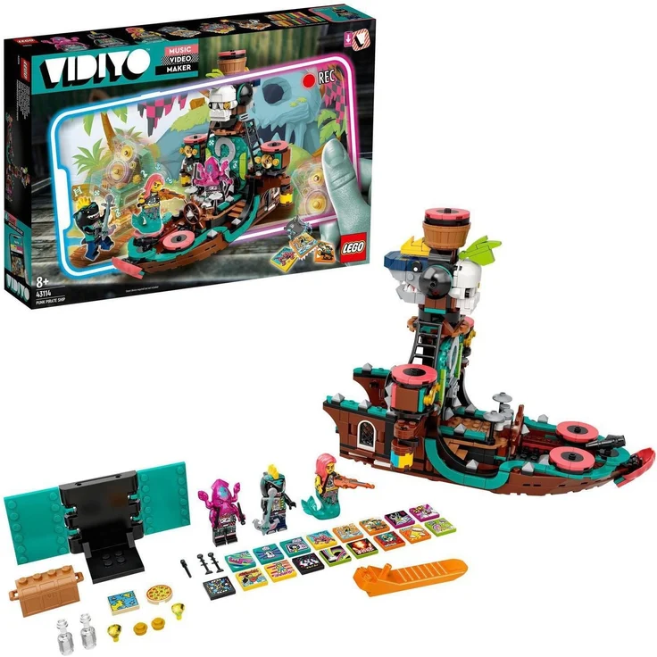 LEGO VIDIYO 43114 'Punk Pirate Ship', 615 Teile, ab 8 Jahren – Bild 1