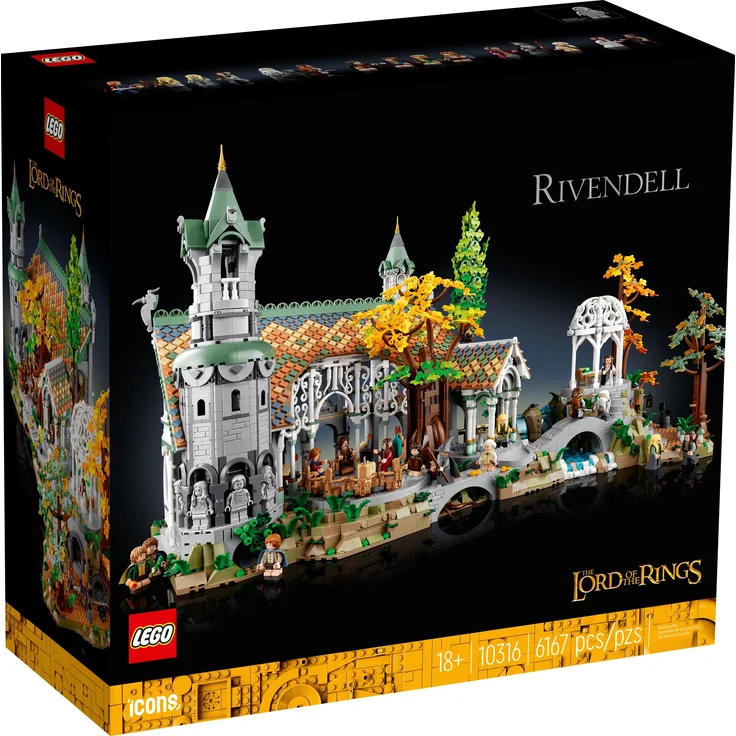 LEGO Icons 10316 'Der Herr der Ringe: Bruchtal', 6167 Teile, ab 18 Jahren – Bild 4